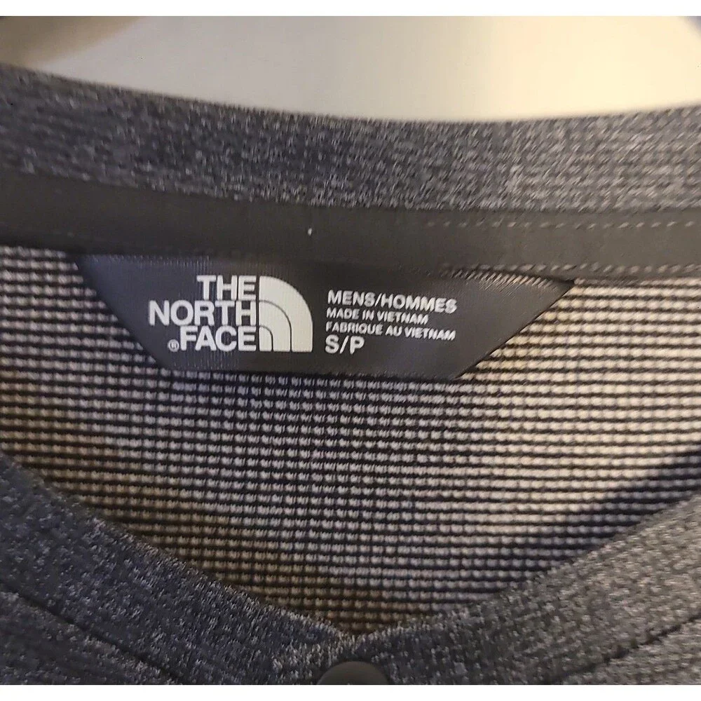 The North Face Polartec Mens Base Layer Long Sleeve Henley Tee Sz S
